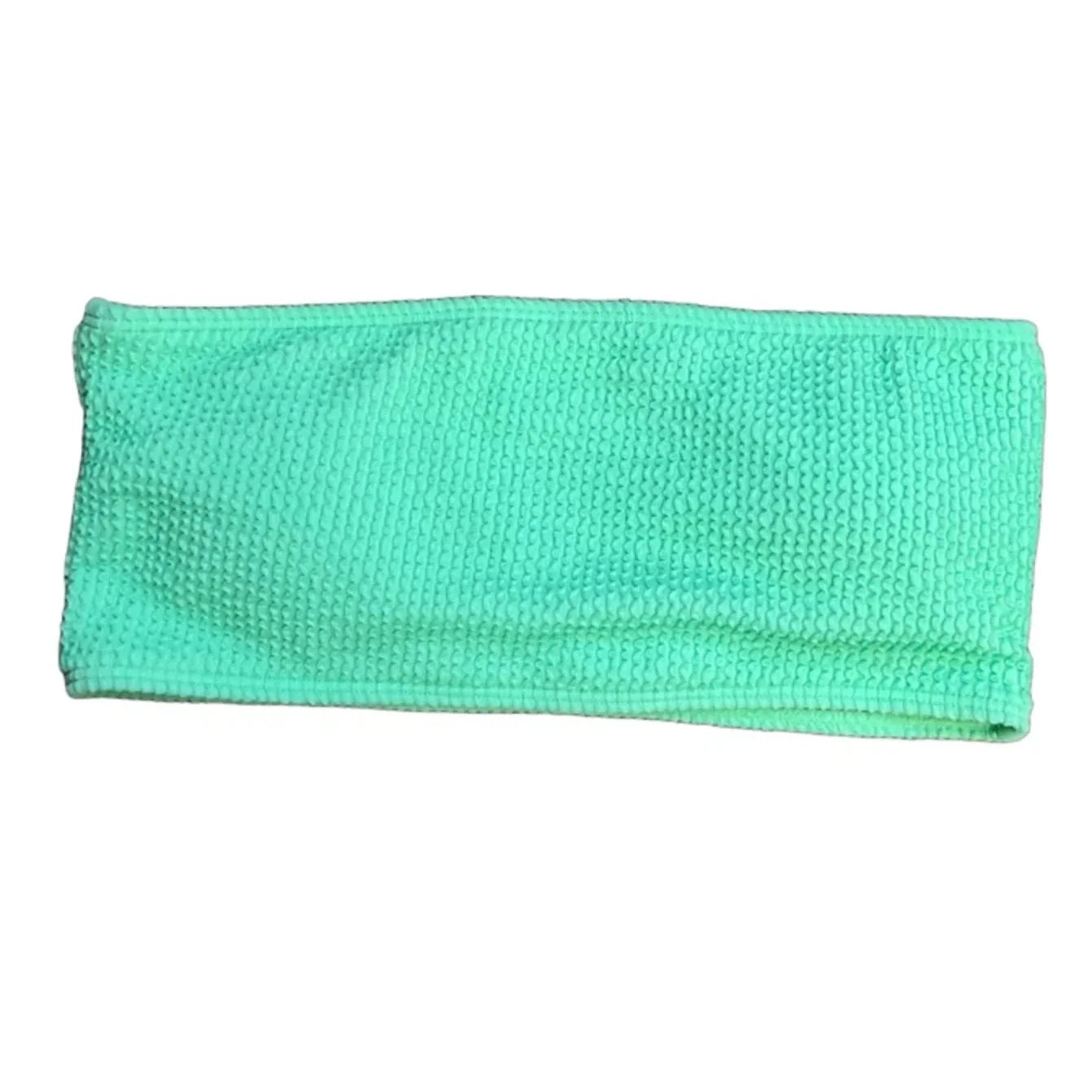 Swimsuit Top By Shein In Green, Size: M