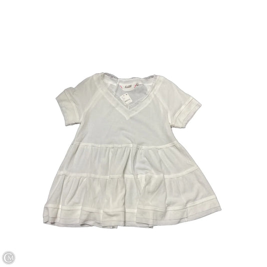 Tunic Short Sleeve By Free People In White, Size: Xs