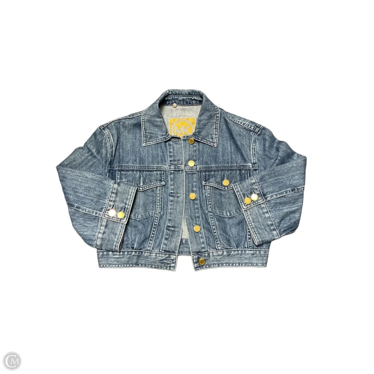 Jacket Denim By Michael By Michael Kors In Blue Denim, Size: S