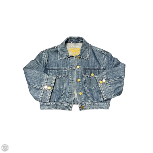 Jacket Denim By Michael By Michael Kors In Blue Denim, Size: S