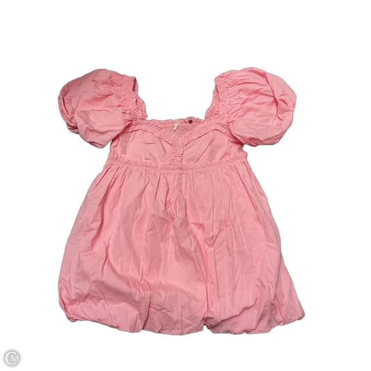 Tunic Short Sleeve By Free People In Pink, Size: S