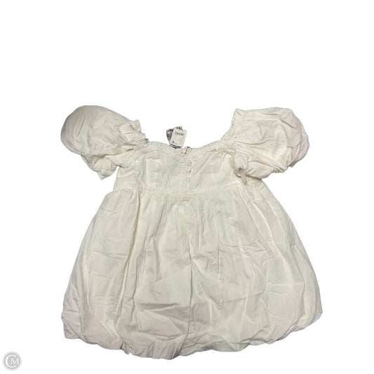Tunic Short Sleeve By Free People In Cream, Size: M