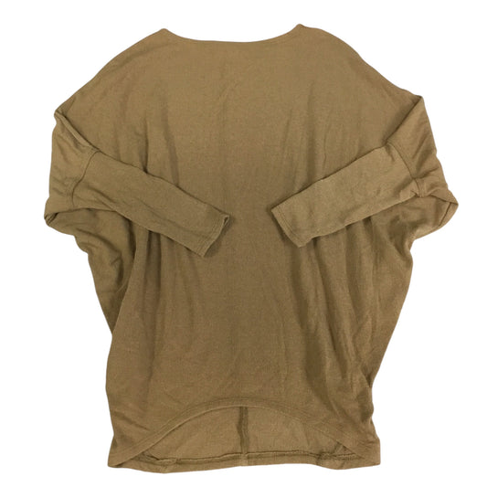 Top Long Sleeve By Clothes Mentor In Brown, Size: M