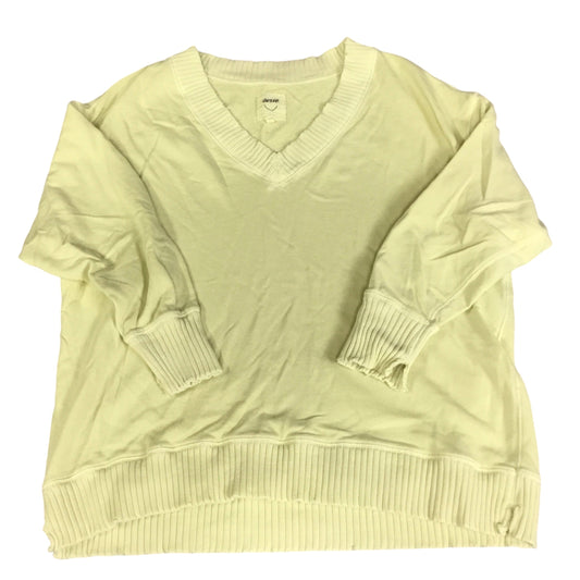 Top Long Sleeve By Aerie In Yellow, Size: S