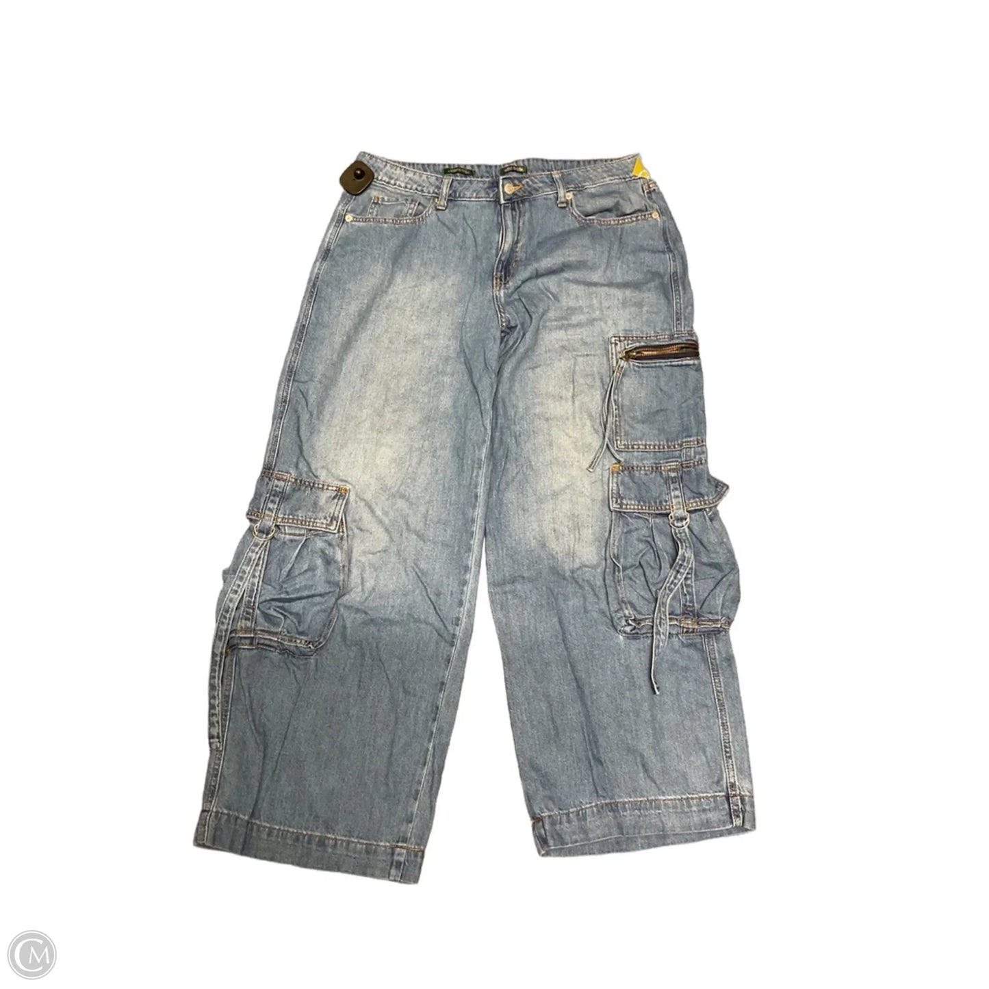 Jeans Wide Leg By Wild Fable In Blue Denim, Size: 12