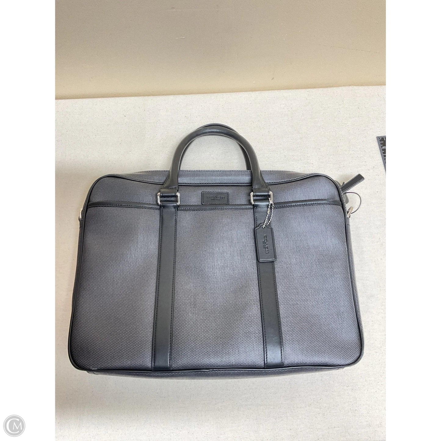 Laptop Bag Designer By Coach, Size: Large