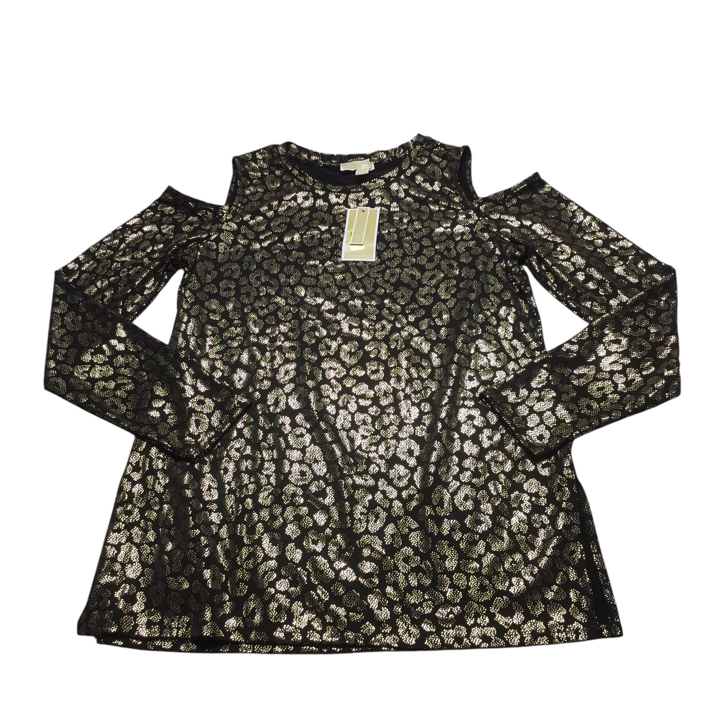 Top Long Sleeve By Michael By Michael Kors In Black, Size: L