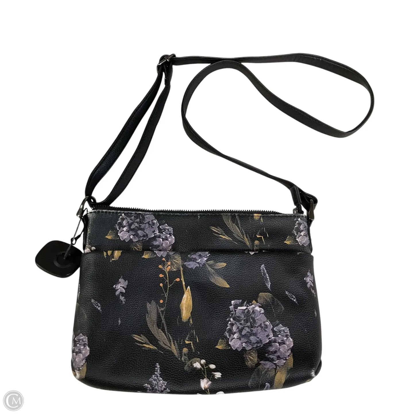 Crossbody Leather By A New Day, Size: Medium