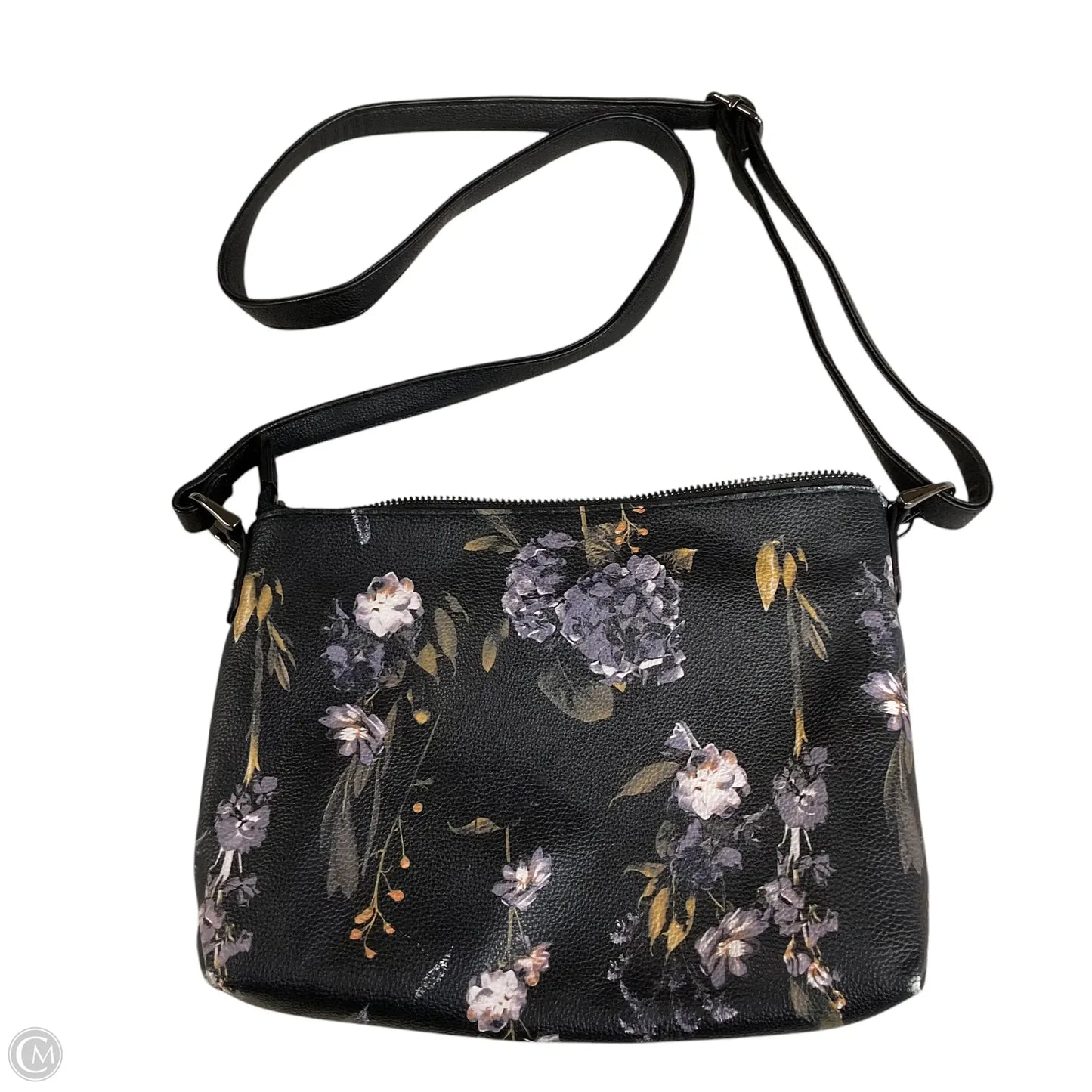 Crossbody Leather By A New Day, Size: Medium