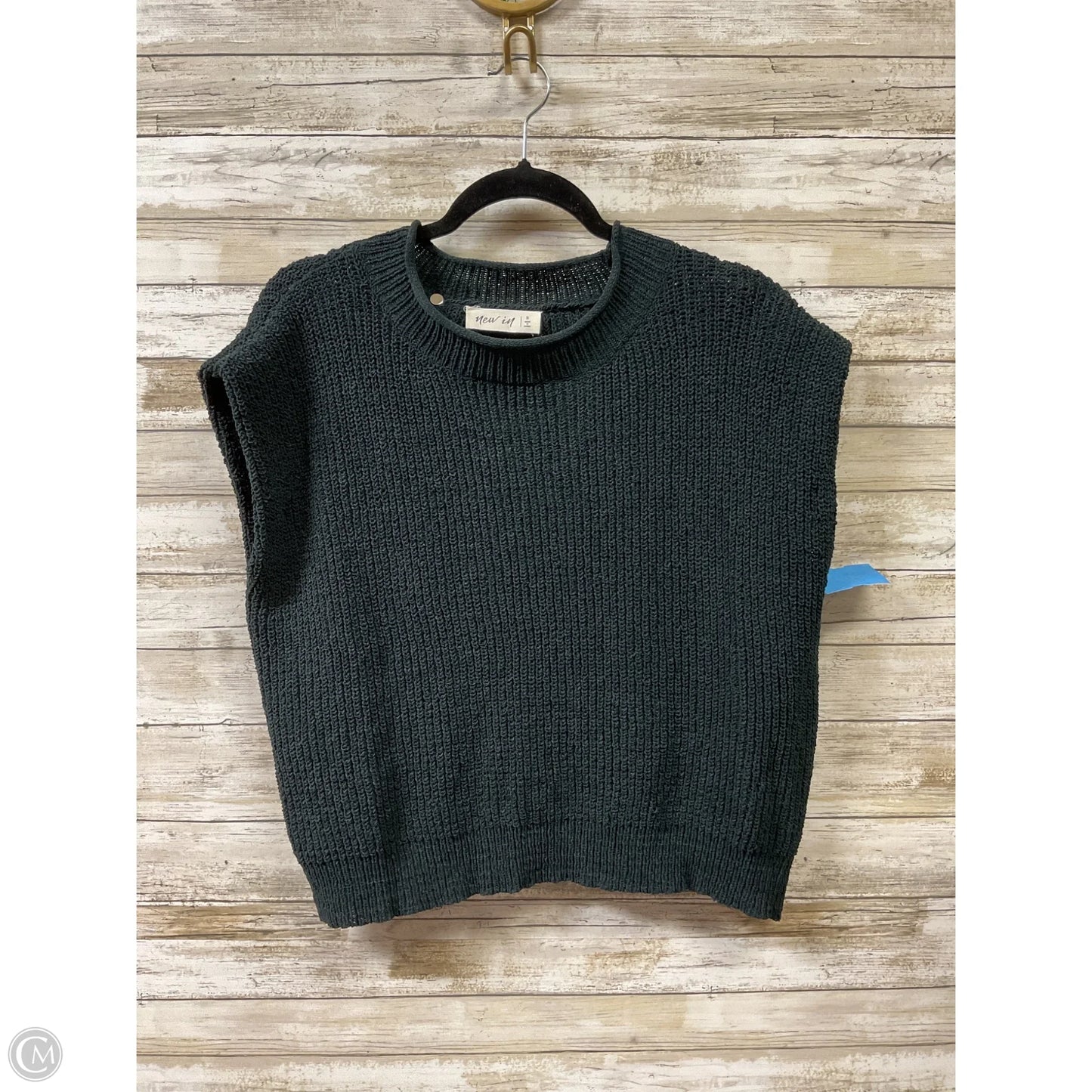 Vest Sweater By New In In Black, Size: S