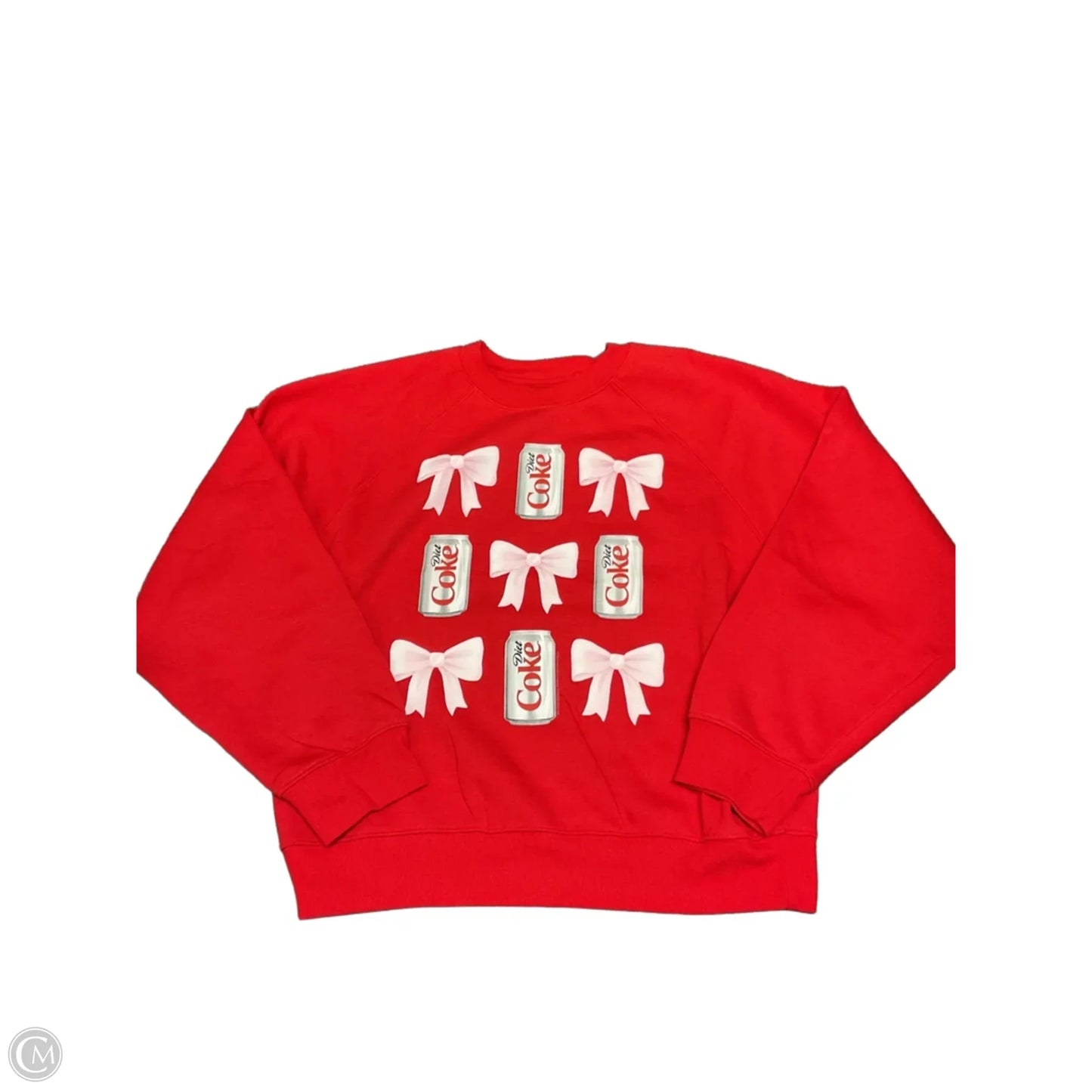 Sweatshirt Crewneck By Old Navy In Red, Size: M