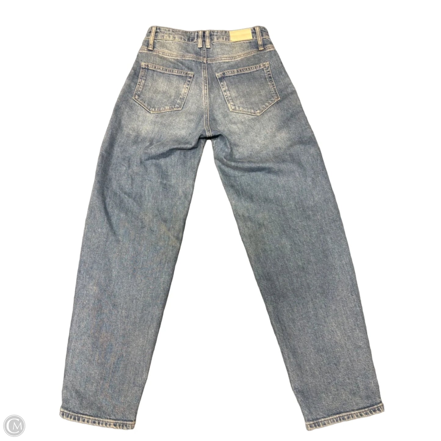 Jeans Wide Leg By Paige In Blue Denim, Size: Xxs