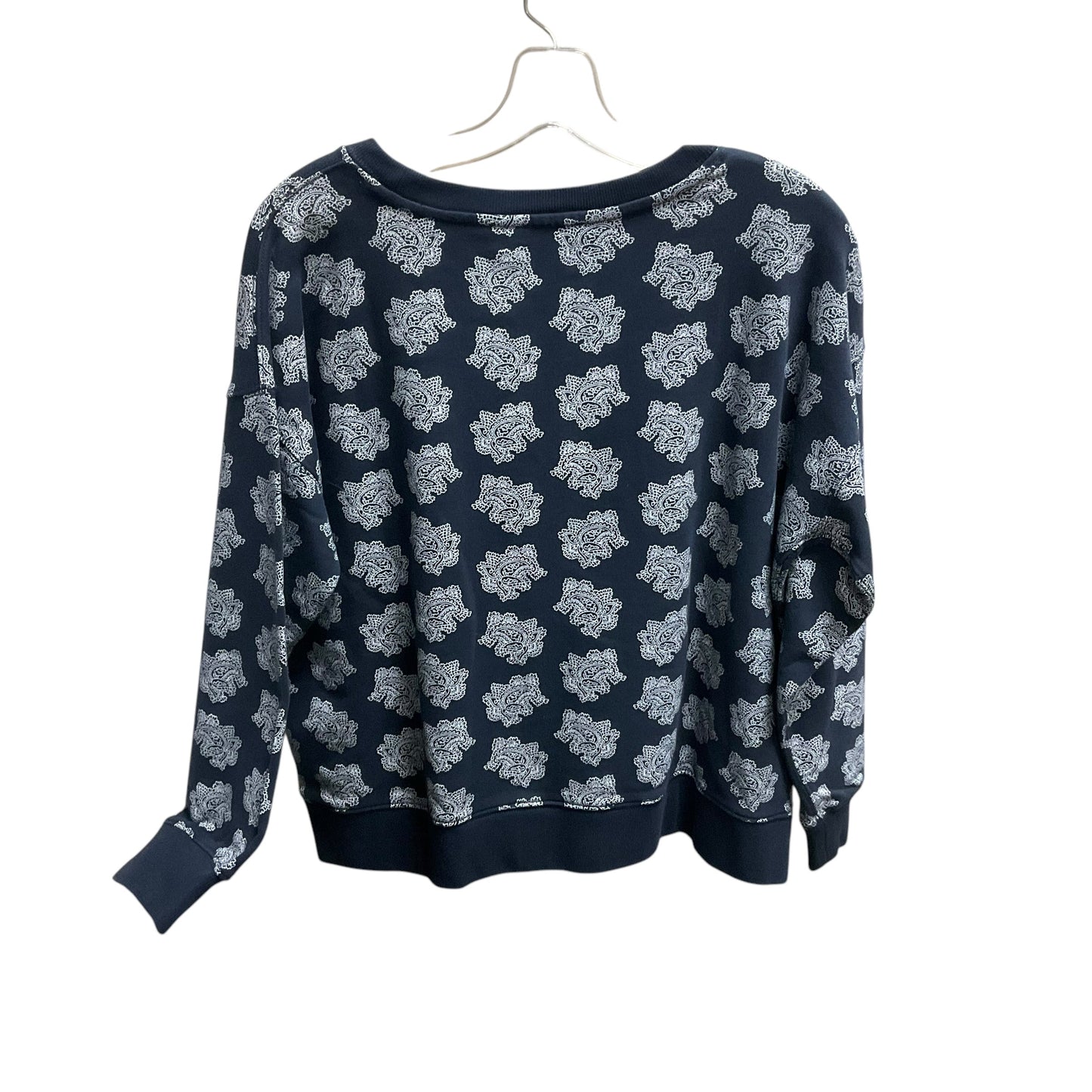 Top Long Sleeve By J Crew In Blue White, Size: S