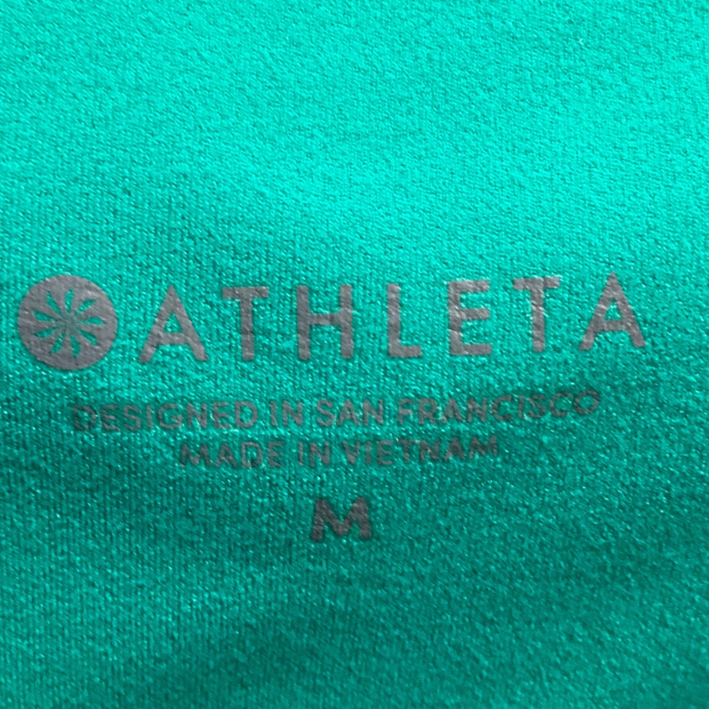 Athletic Leggings By Athleta In Green, Size: M