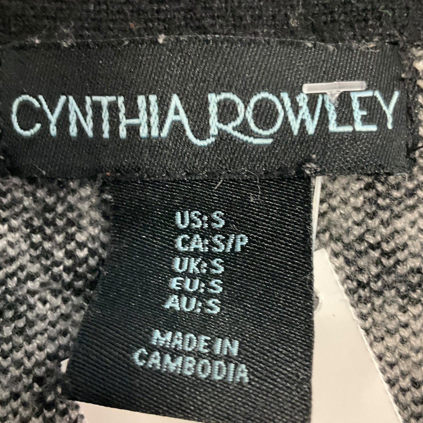 Sweater By Cynthia Rowley In Black & White, Size: S