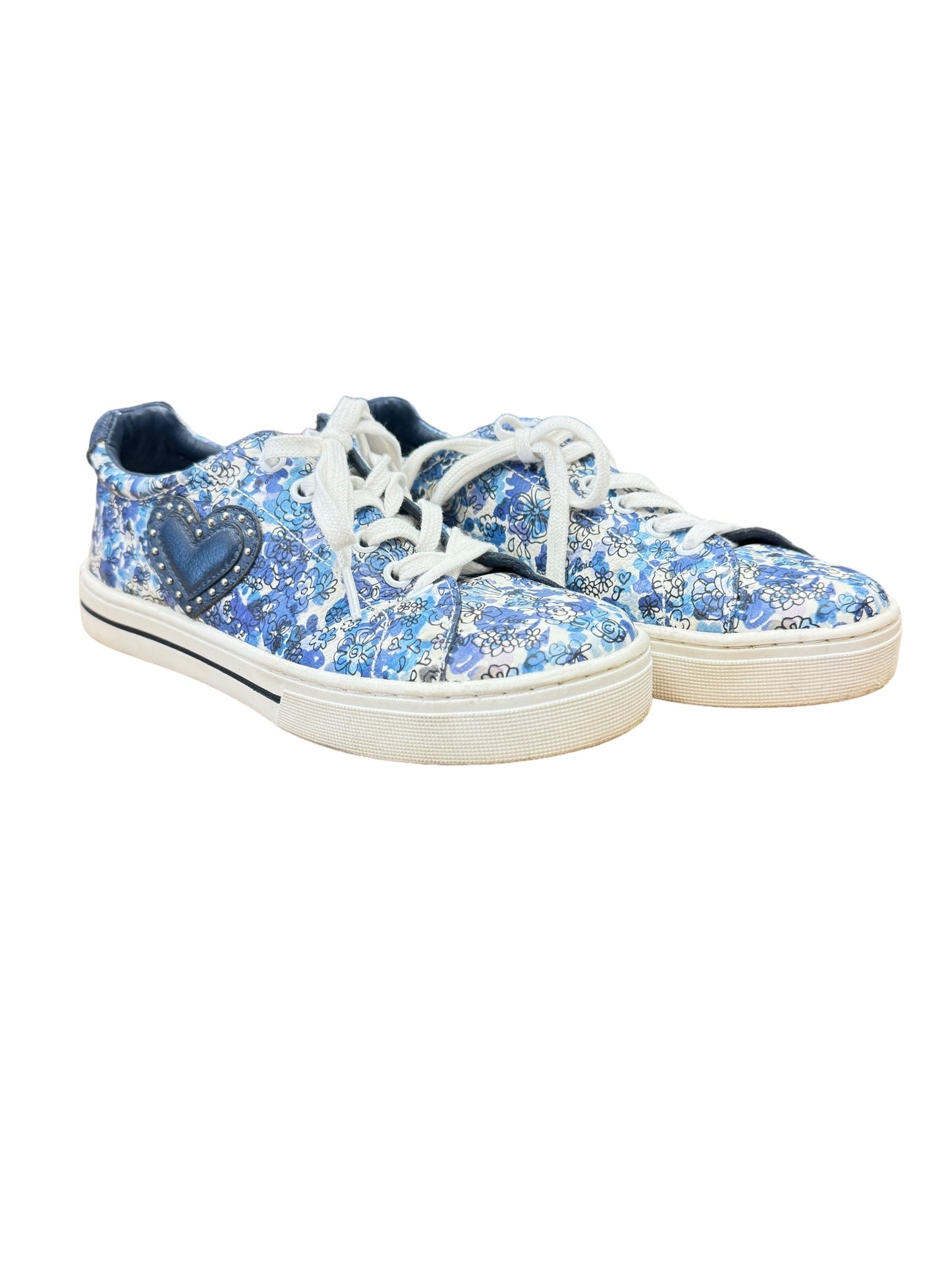 Shoes Sneakers By Brighton In Blue & White, Size: 6