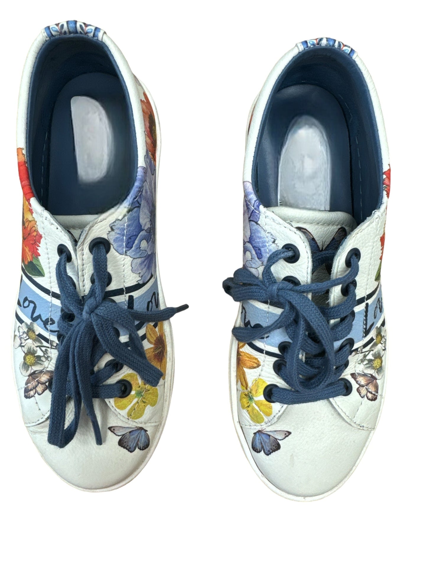 Shoes Sneakers By Brighton In Blue & Orange