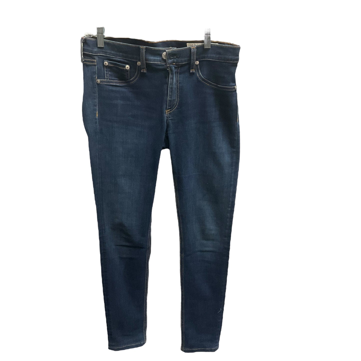 Jeans Skinny By Rag & Bones Jeans In Blue Denim, Size: 10