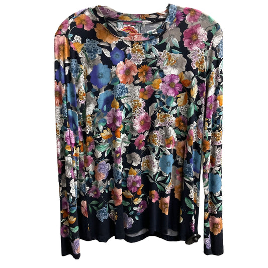 Top Long Sleeve By Johnny Was In Multi-colored, Size: Xs