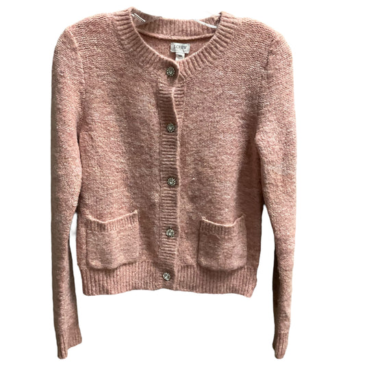 Sweater Cardigan By J. Crew In Pink, Size: Xs