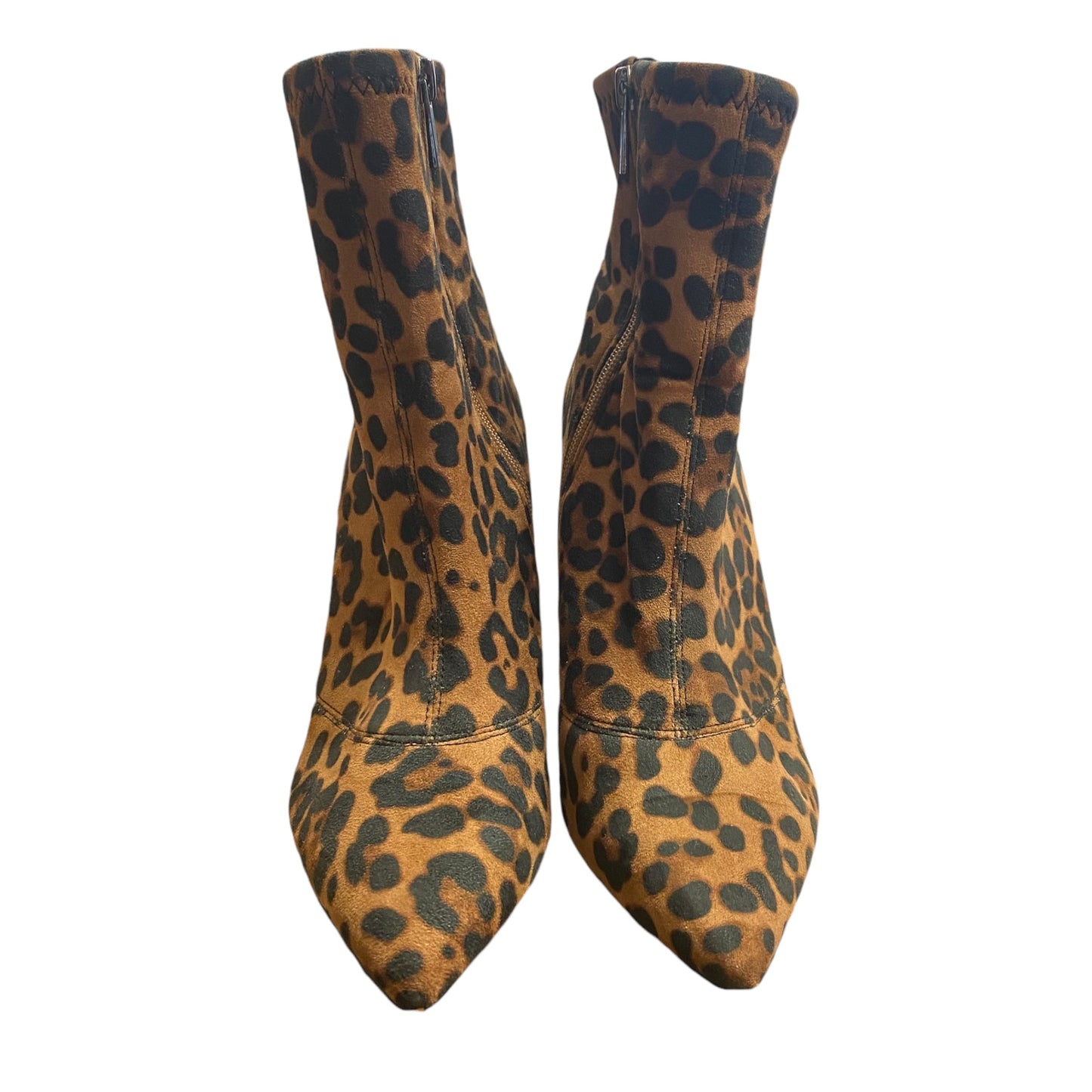 Boots Mid-calf Heels By Jessica Simpson In Animal Print, Size: 10.5