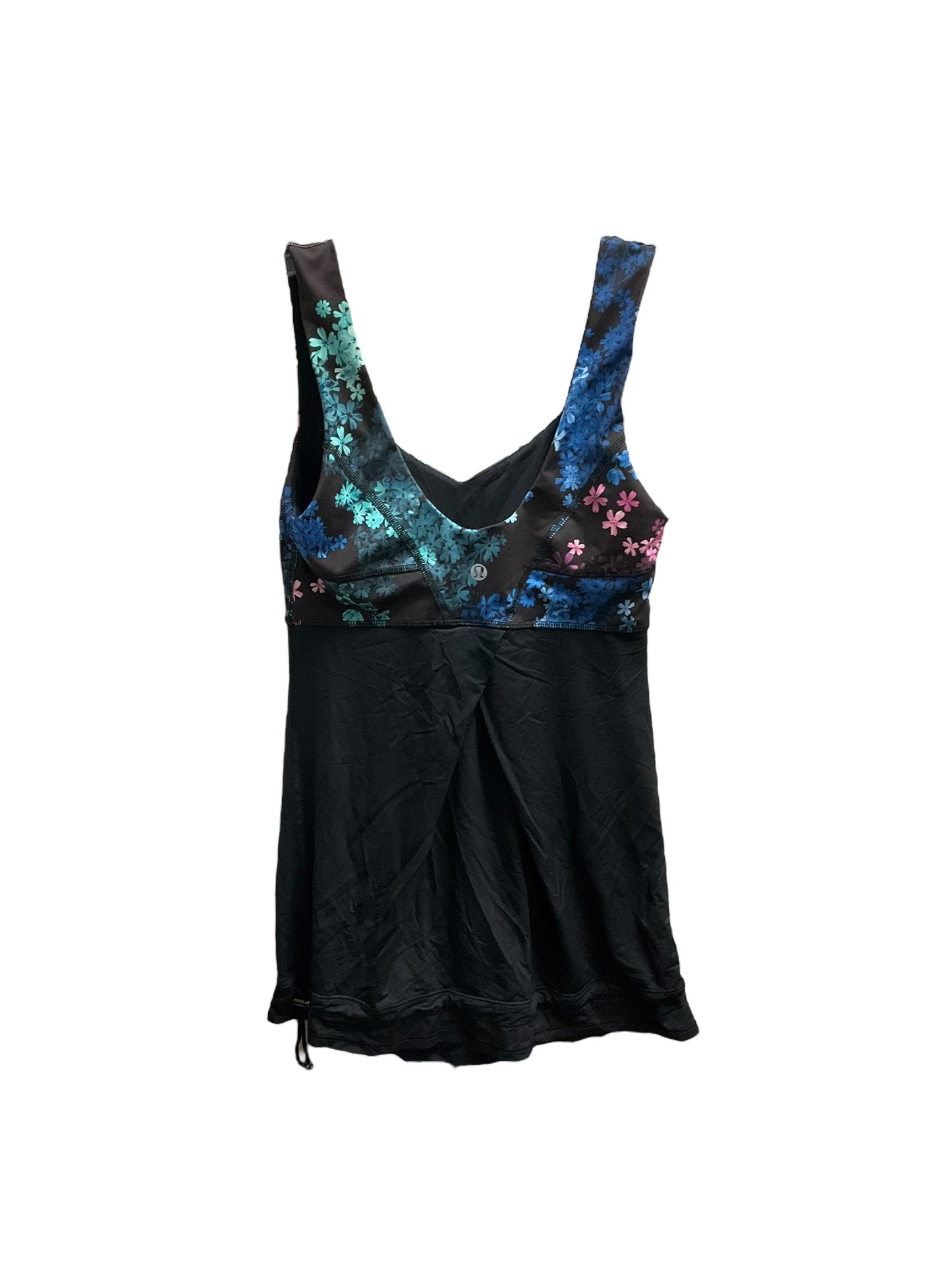 Athletic Tank Top By Lululemon In Floral Print, Size: 4