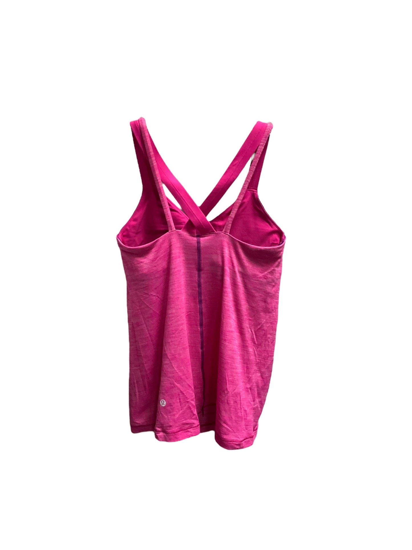 Athletic Tank Top By Lululemon In Pink, Size: 6