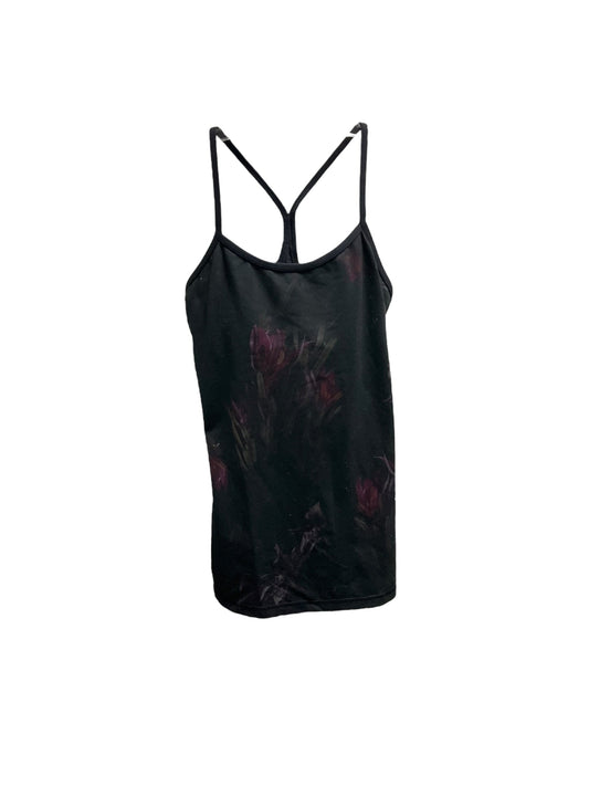 Athletic Tank Top By Lululemon In Floral Print, Size: S