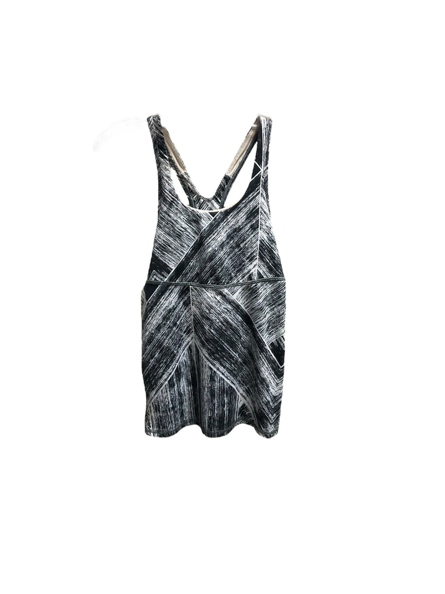 Athletic Tank Top By Lululemon In Black Denim, Size: S