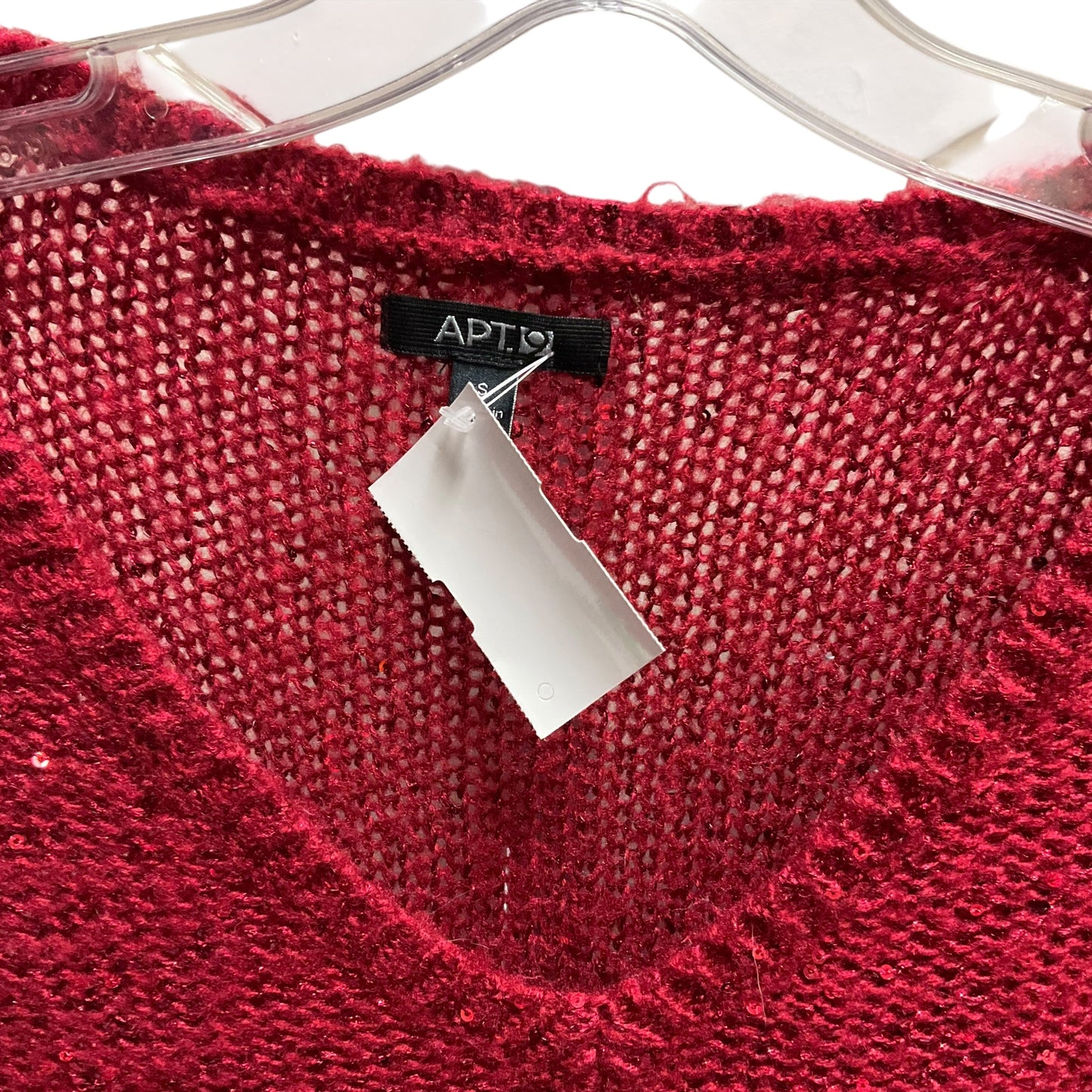 Sweater By Apt 9 In Red, Size: S