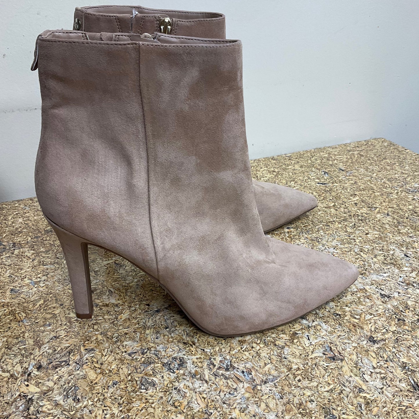 Boots Mid-calf Heels By Circus By Sam Edelman In Beige, Size: 11