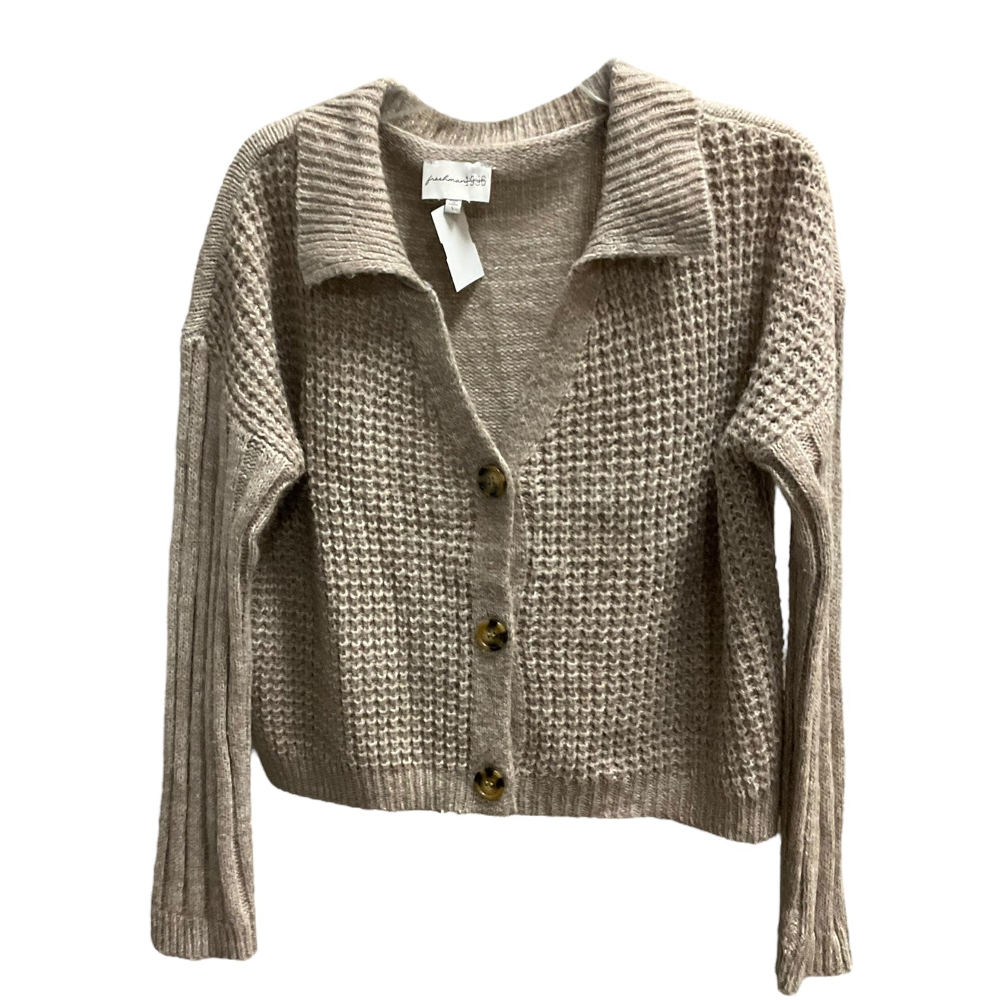 Sweater Cardigan By Cmc In Beige, Size: L