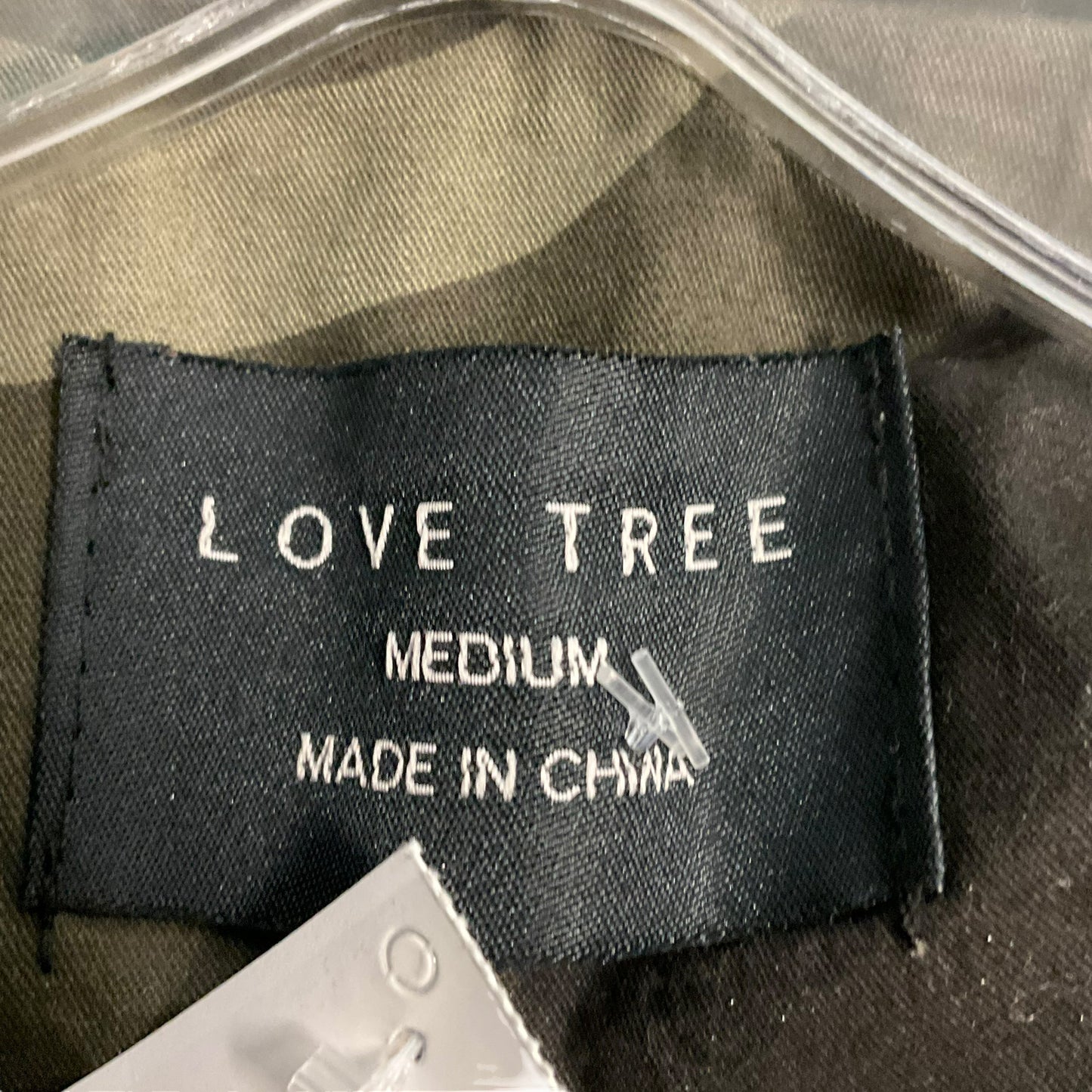 Camouflage Print Jacket Other Love Tree, Size M