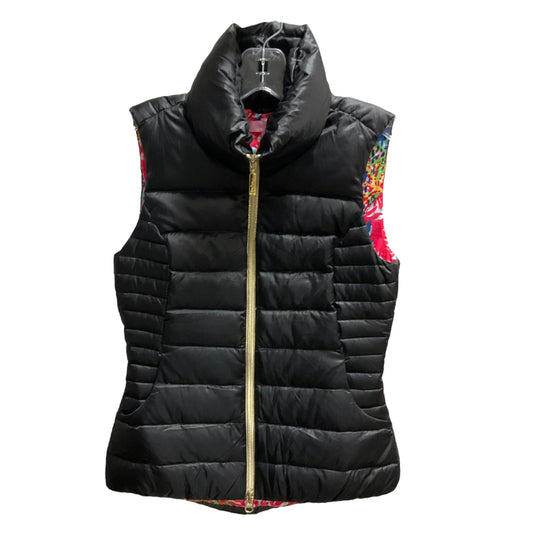 Vest Puffer & Quilted By Lilly Pulitzer In Black, Size: Xxs