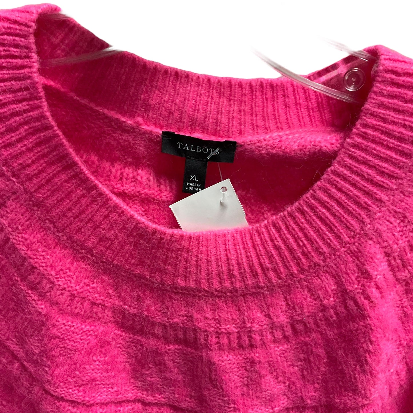 Sweater By Talbots In Pink, Size: Xl