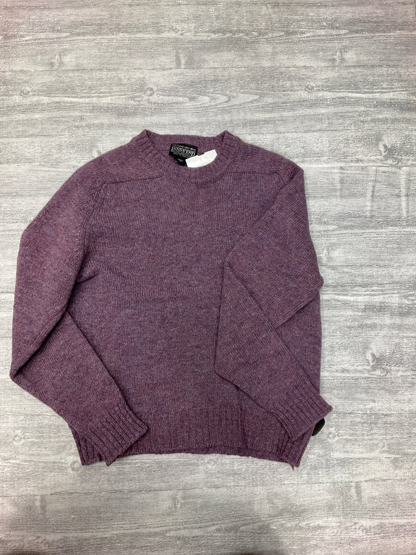 Sweater By Lands End In Purple, Size: M