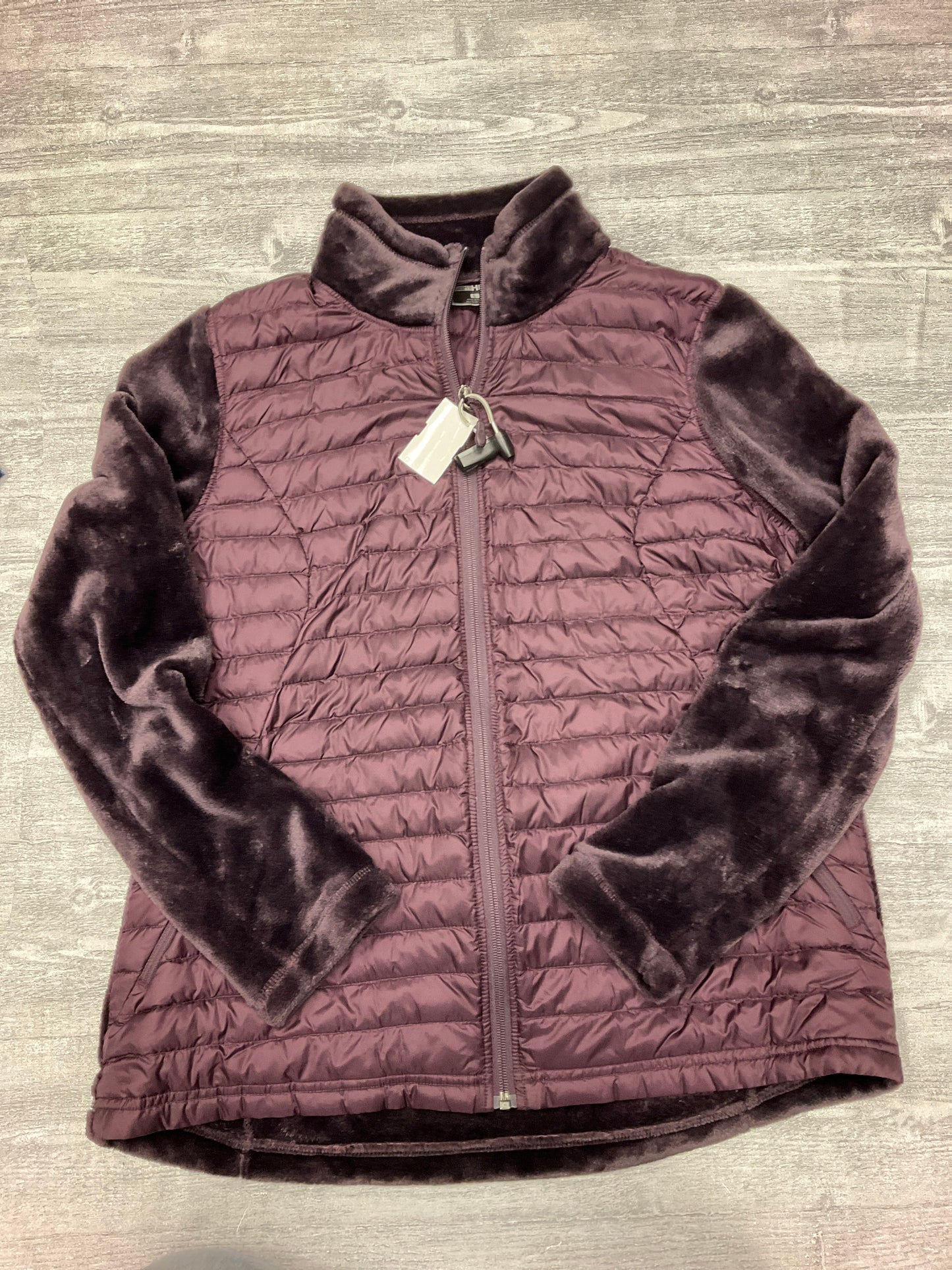 Jacket Fleece By 32 Degrees In Maroon, Size: L