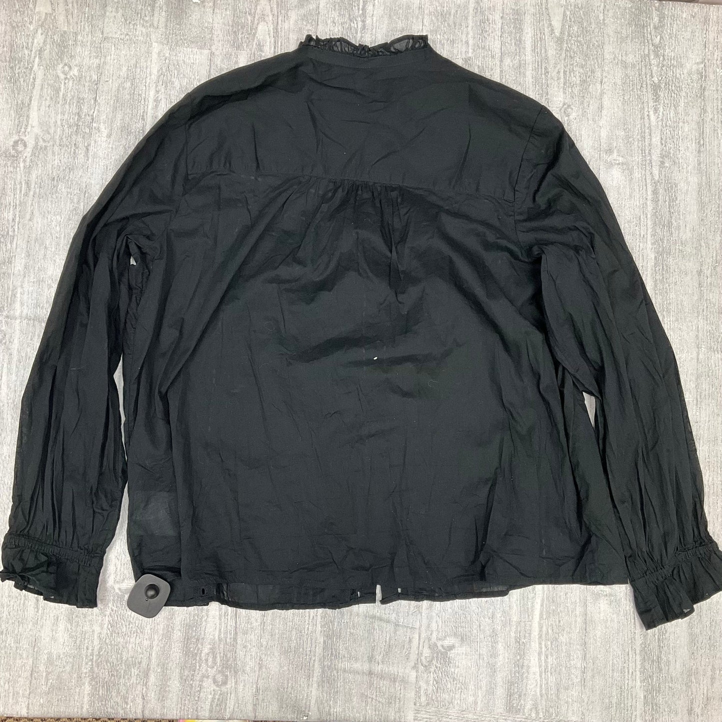 Top Long Sleeve By Gap In Black, Size: Xl