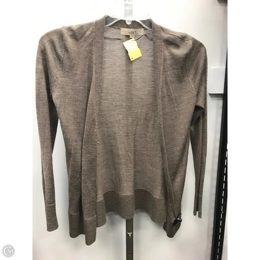 Cardigan By Loft In Bronze, Size: Xs