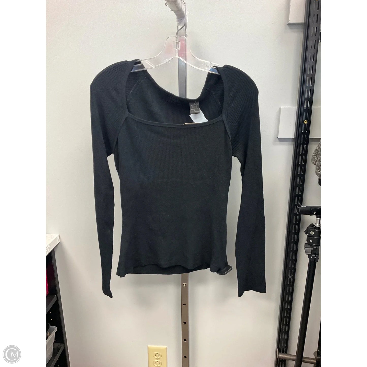 Top Long Sleeve By Express In Black, Size: L