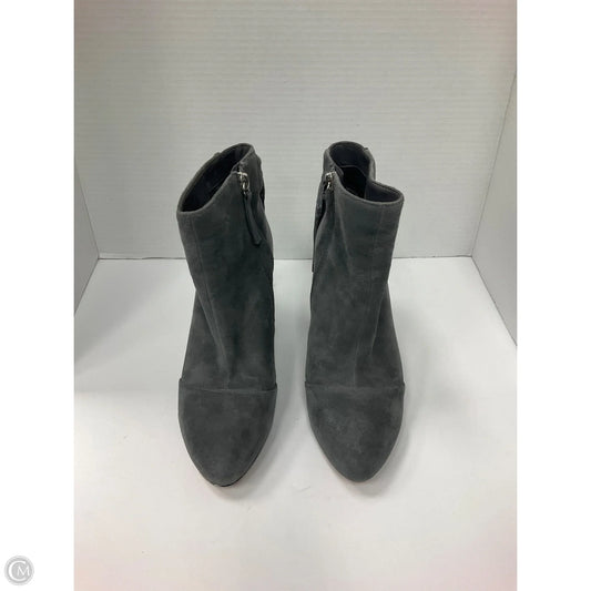Boots Ankle Heels By White House Black Market In Grey, Size: 8