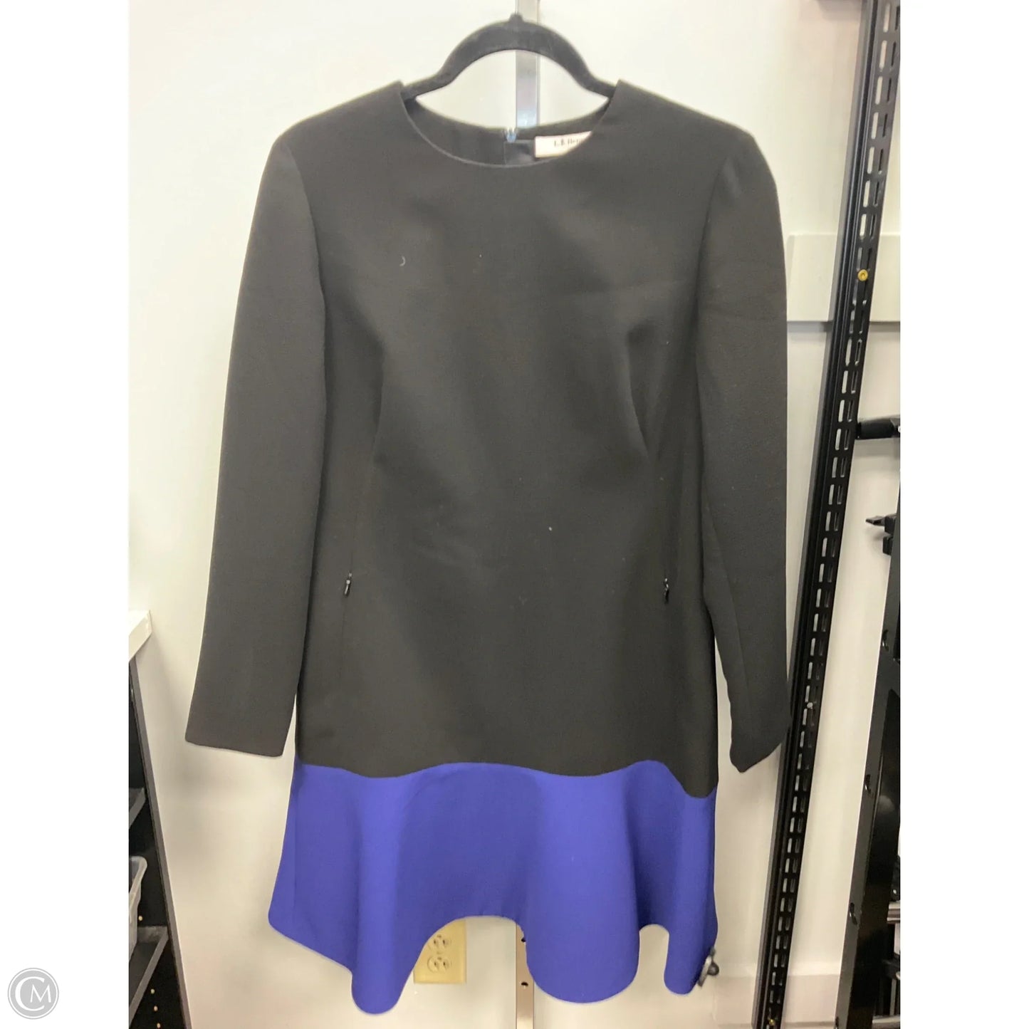 Dress Casual Short By Lk Bennett In Black & Blue, Size: 8