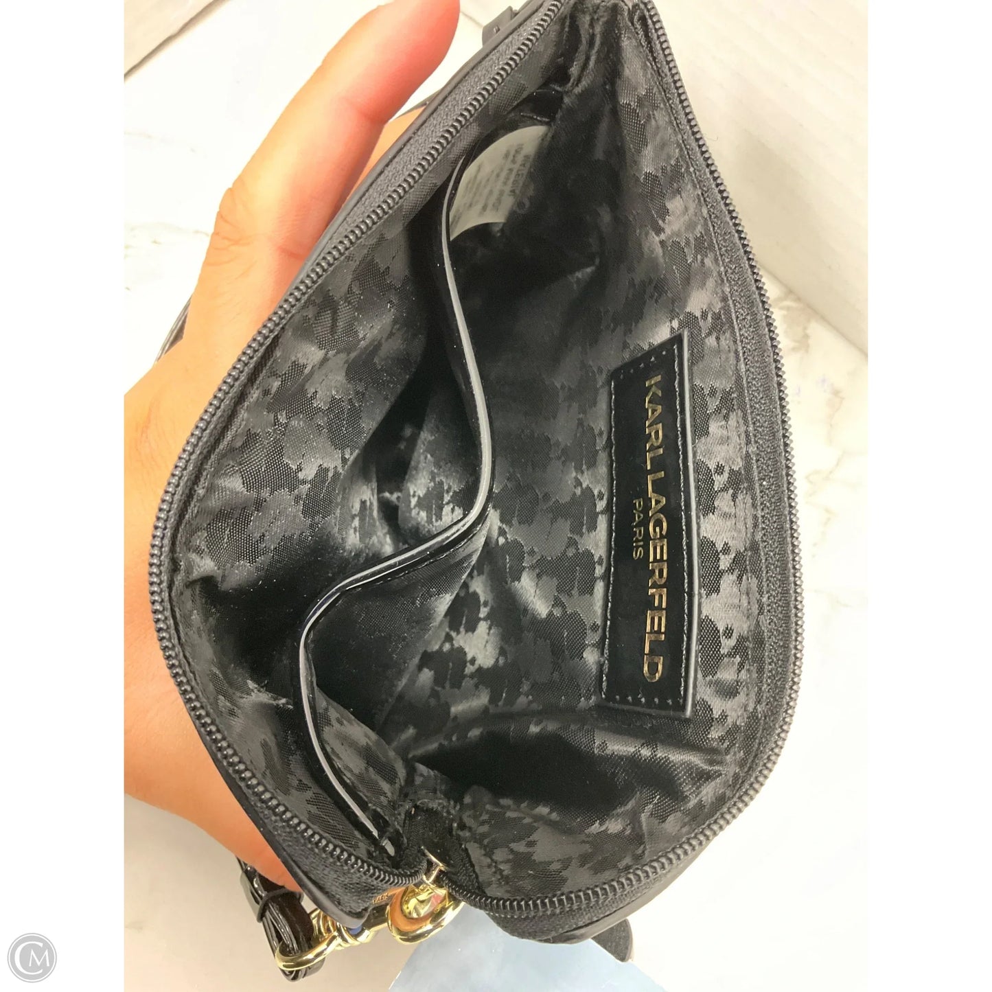 Wristlet Designer By Karl Lagerfeld, Size: Small