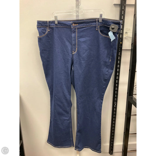 Jeans Flared By Old Navy In Blue Denim, Size: 22