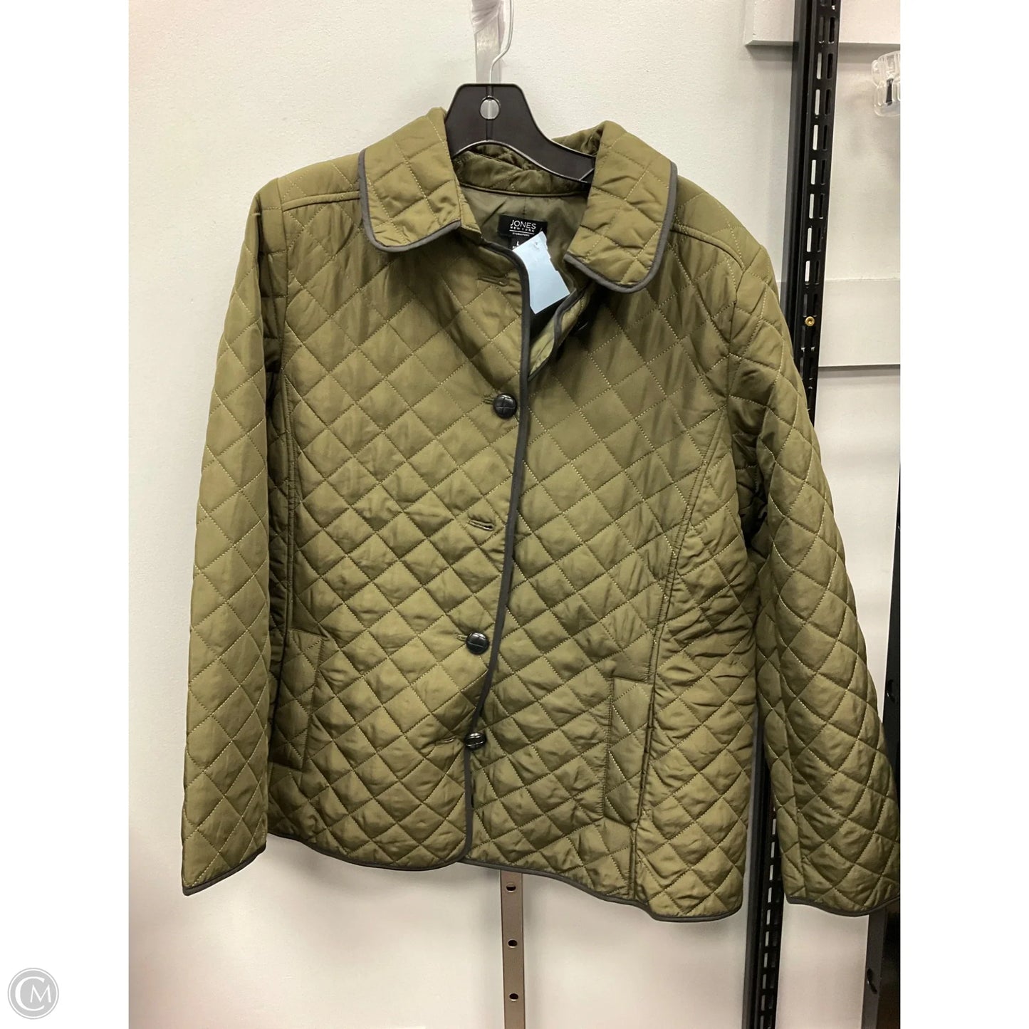 Jacket Puffer & Quilted By Jones New York In Green, Size: L
