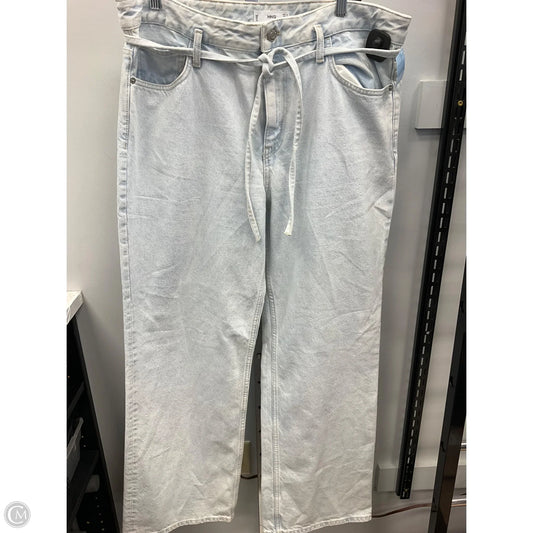 Jeans Flared By Mng In Blue Denim, Size: 14