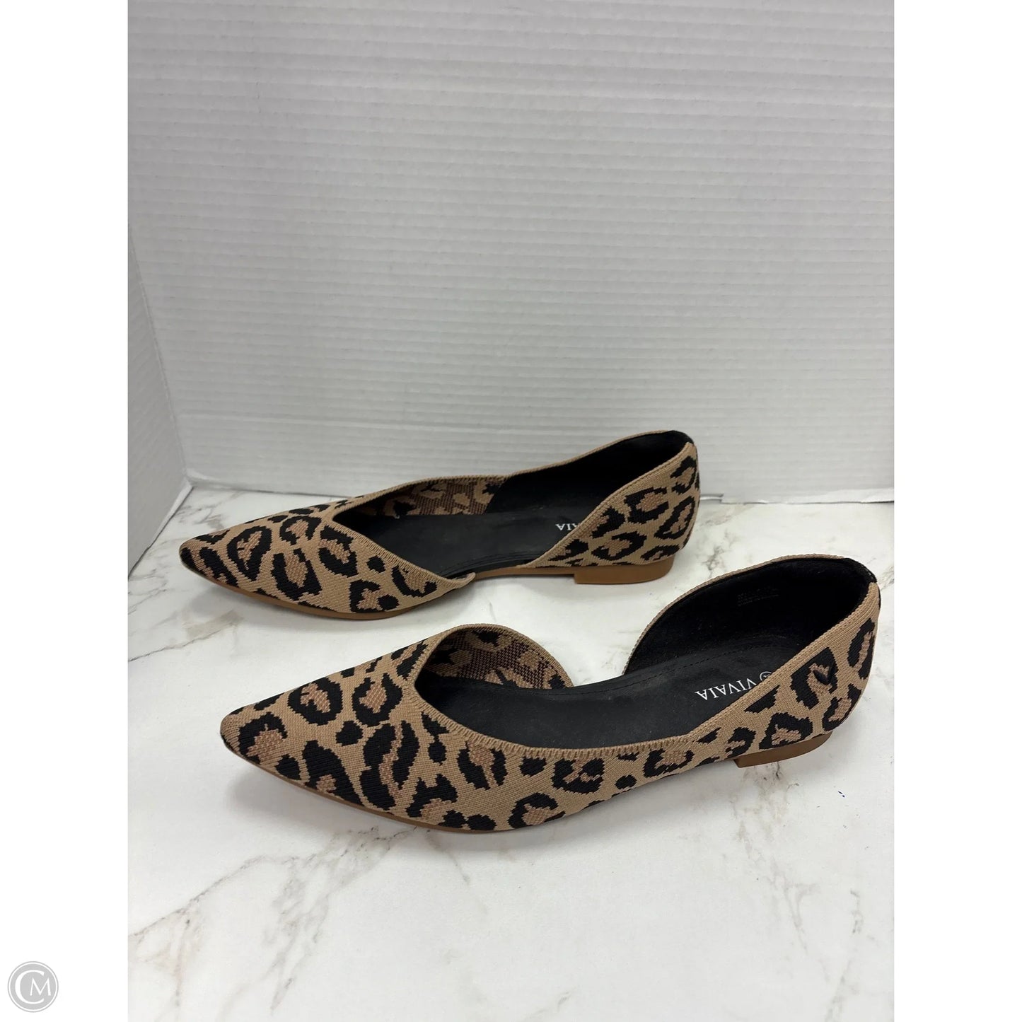 Shoes Flats By Vivaia In Animal Print, Size: 10