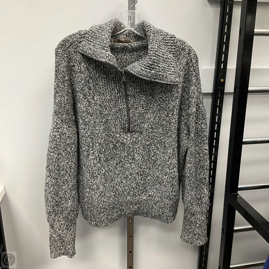 Sweater By Loft In Black & Cream, Size: Xl