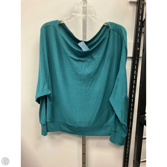 Top Long Sleeve By Abercrombie And Fitch In Green, Size: Xl