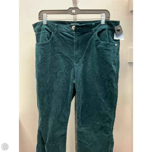 Pants Corduroy By J. Jill In Teal, Size: 14p